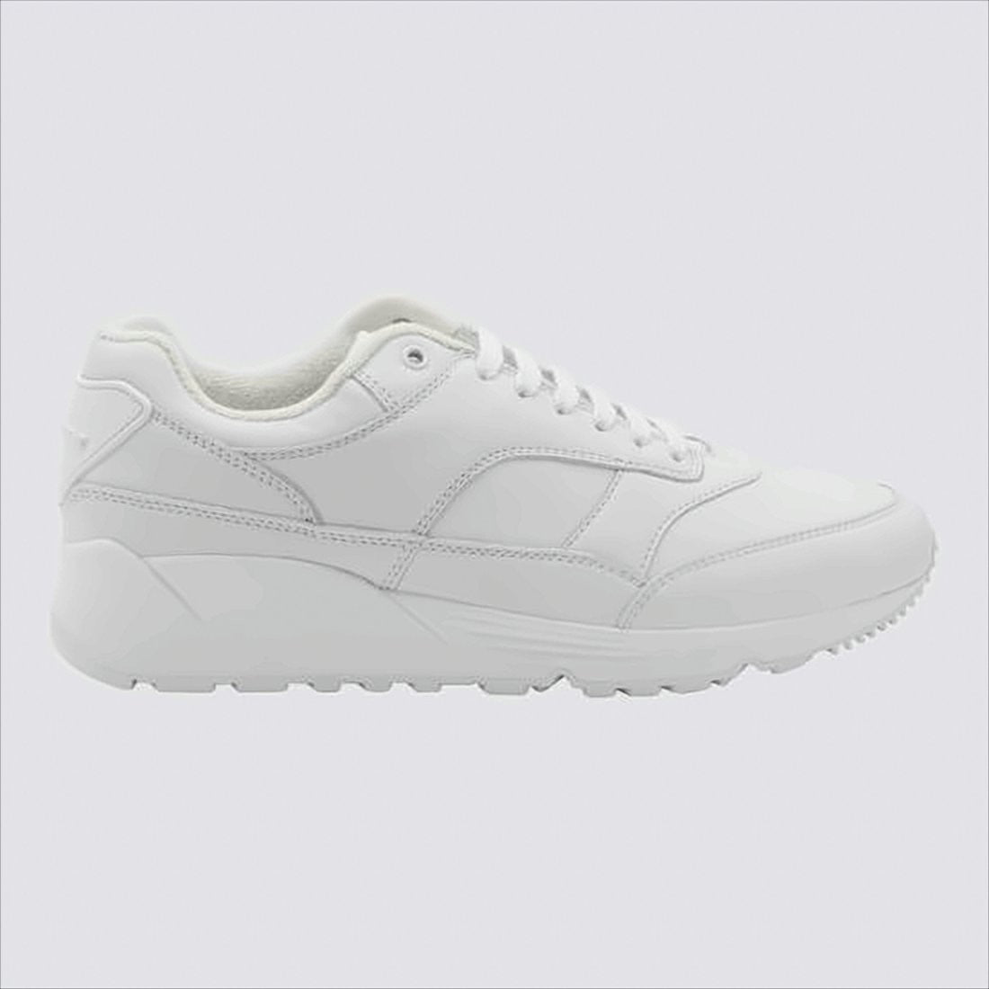 Saint Laurent Smooth Calf Leather Low-Top Sneakers With Rubber Sole