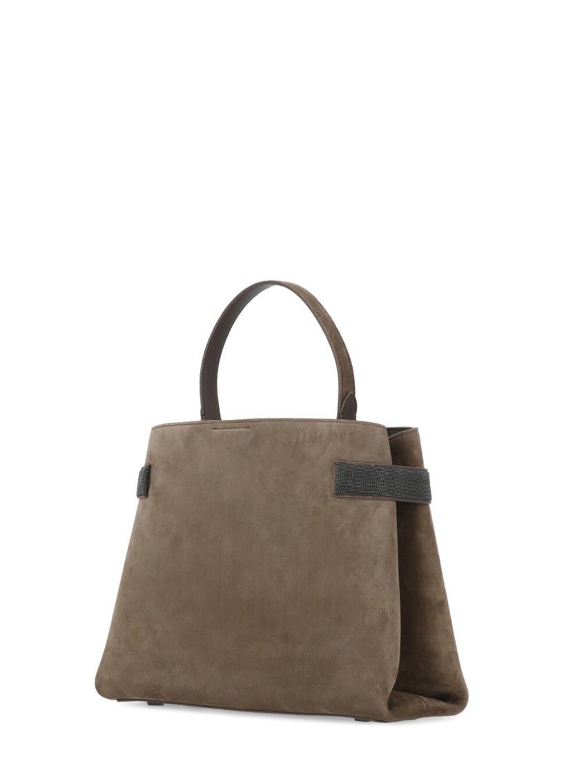 Brunello Cucinelli Precious Bands Shoulder Bag