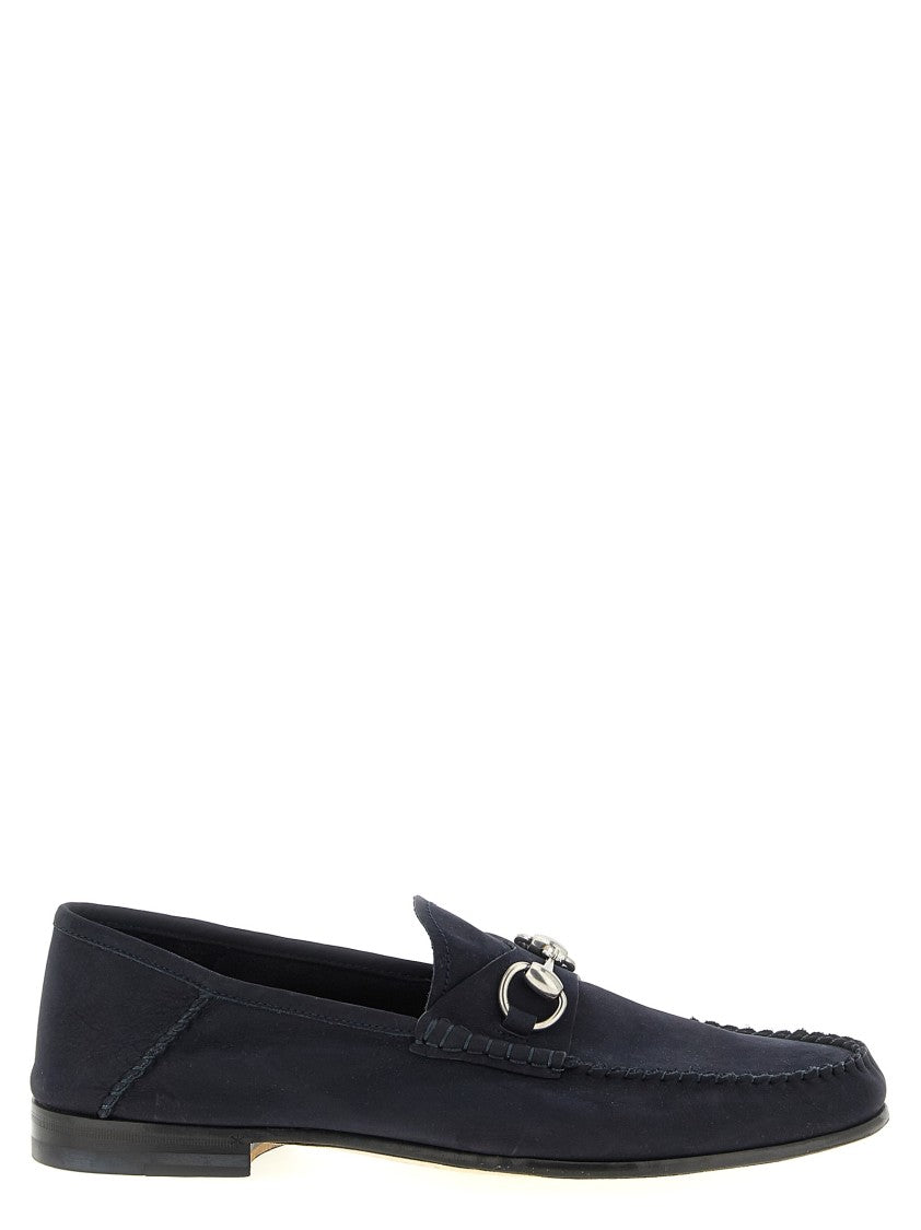 Gucci Suede Loafers With Foldable Heel