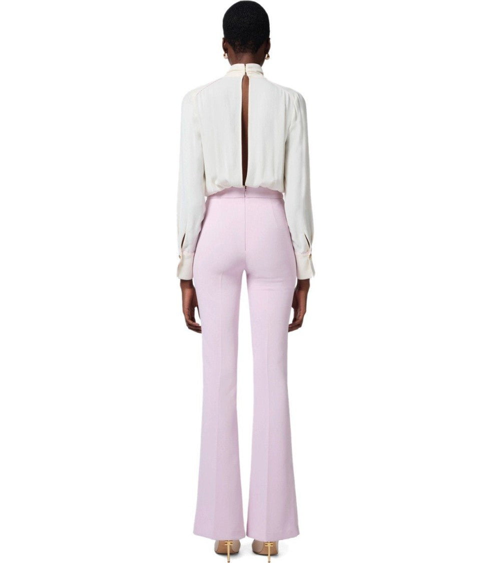 Elisabetta Franchi Burro Quarzo Georgette Jumpsuit