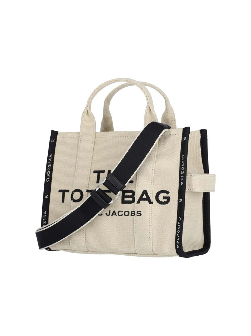 Marc Jacobs Medium Tote Bag "The Jacquard Tote" – Beige