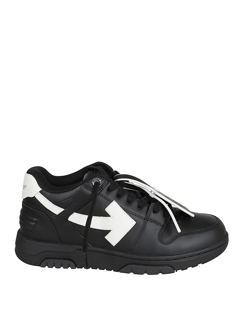 Off-White Low-Top Sneakers With White Arrow Motifs