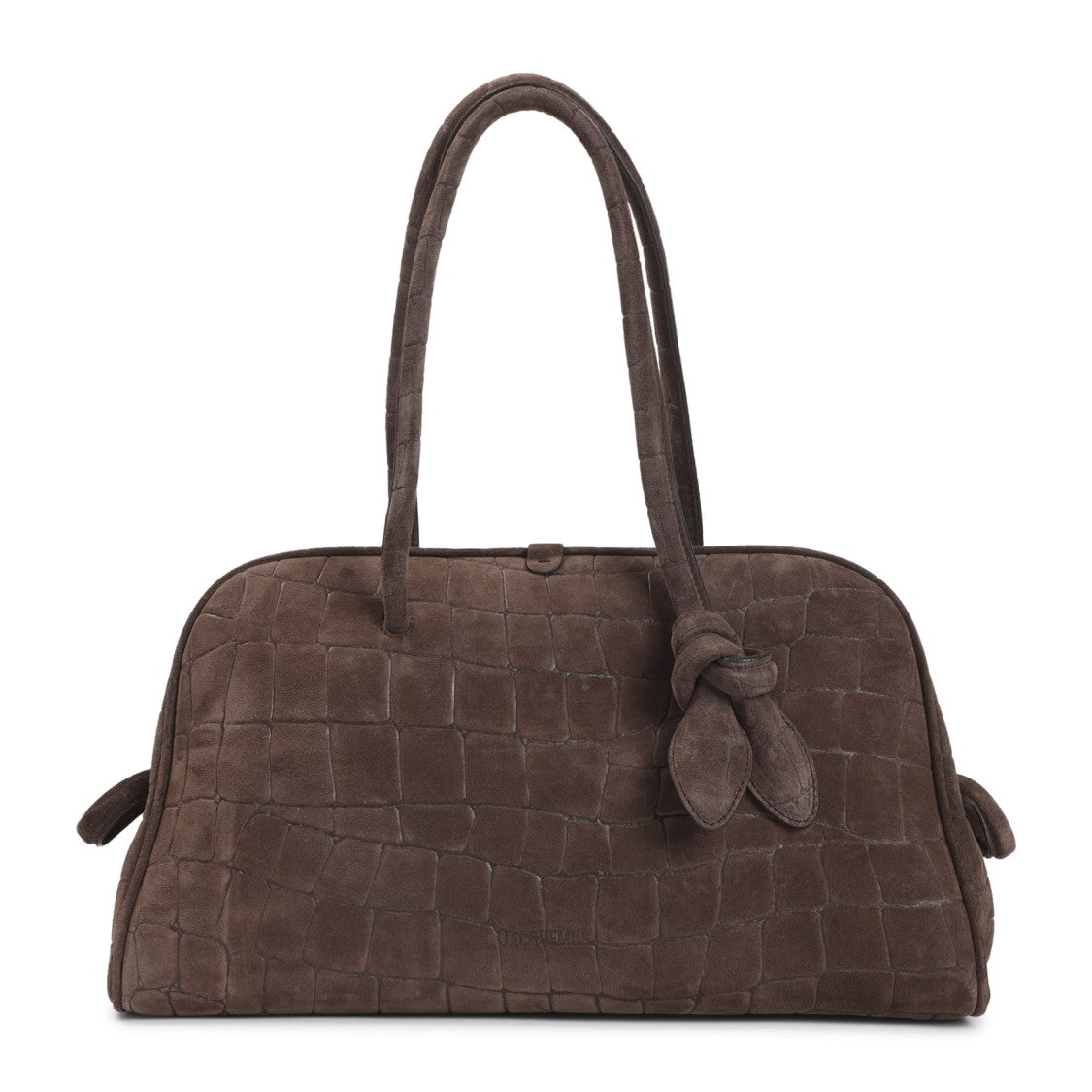 Jacquemus Dark Brown Suede Leather Le Turismo Handbag
