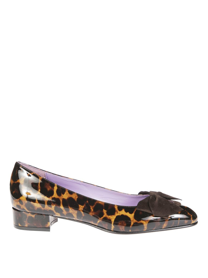 Carel Leopard Suede Loafers