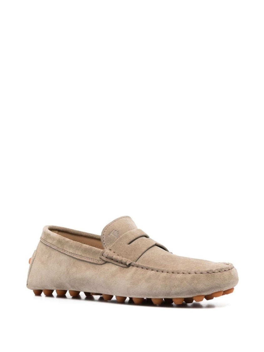 Tod's Gommino Bubble Suede Mocasins