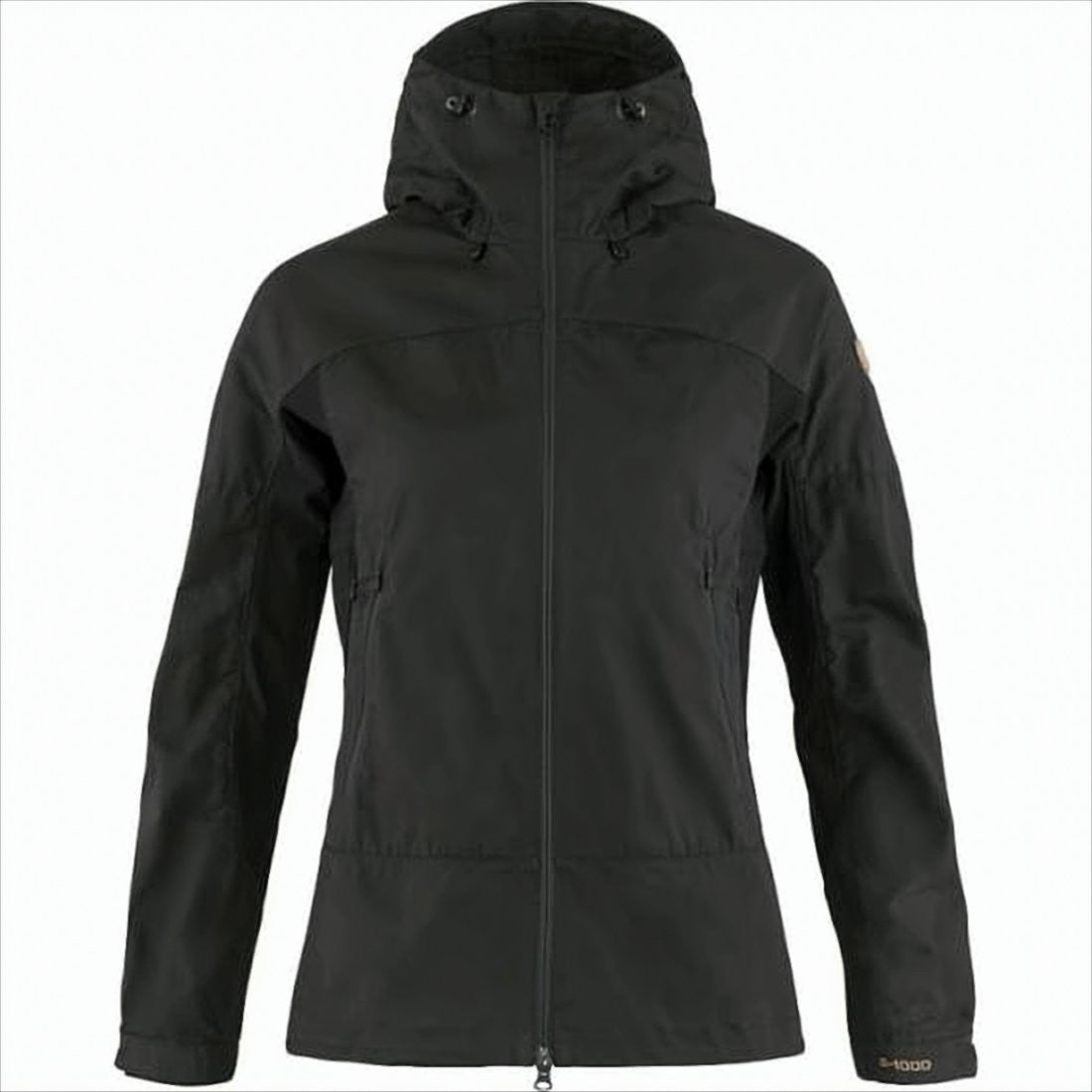 Fjallraven Kanken Fitted Black Jacket With Adjustable Hood