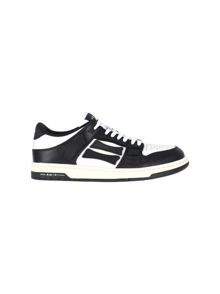 Amiri Contemporary Black Sneakers With Elevated Midsole