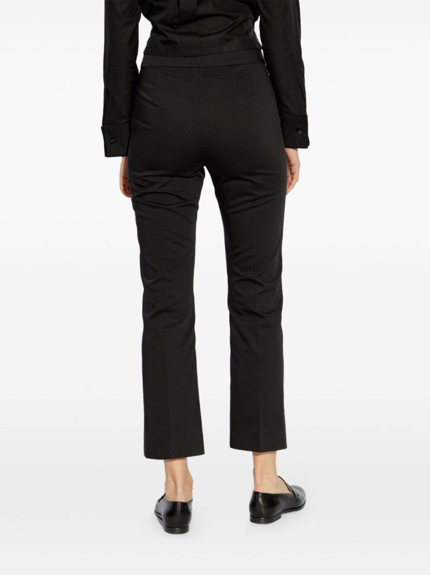 Max Mara Tailored Black Trousers With Smooth Finish