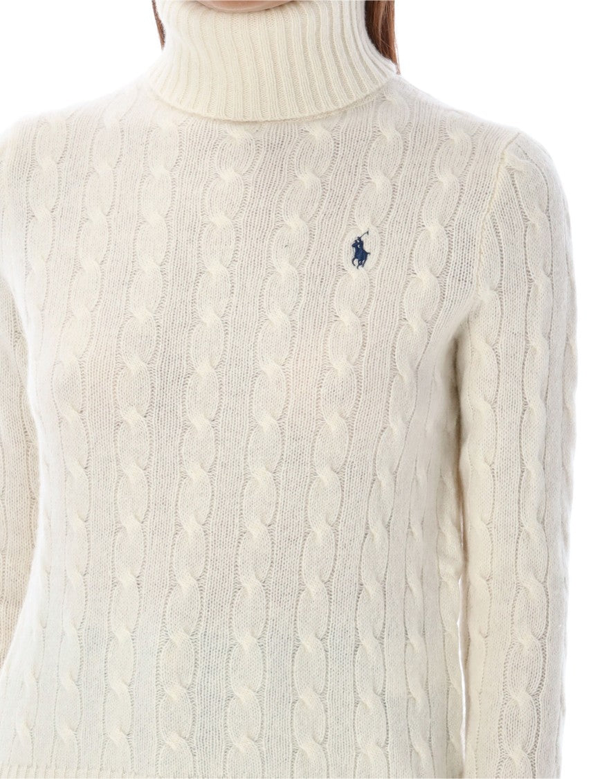 Polo Ralph Lauren High-Neck Cable Knit Sweater