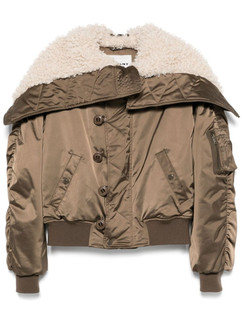 Isabel Marant Étoile Cropped Olive Kaki Jacket
