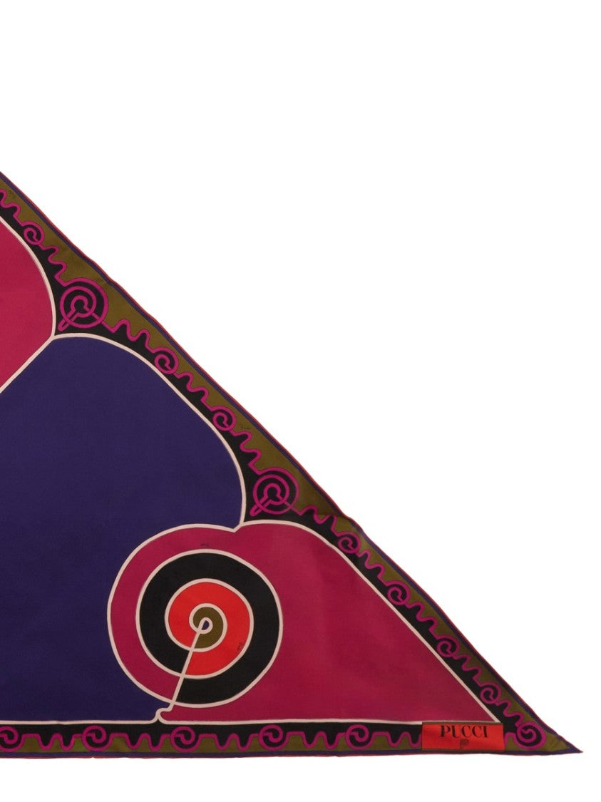 Pucci Astro Print Triangle Scarf