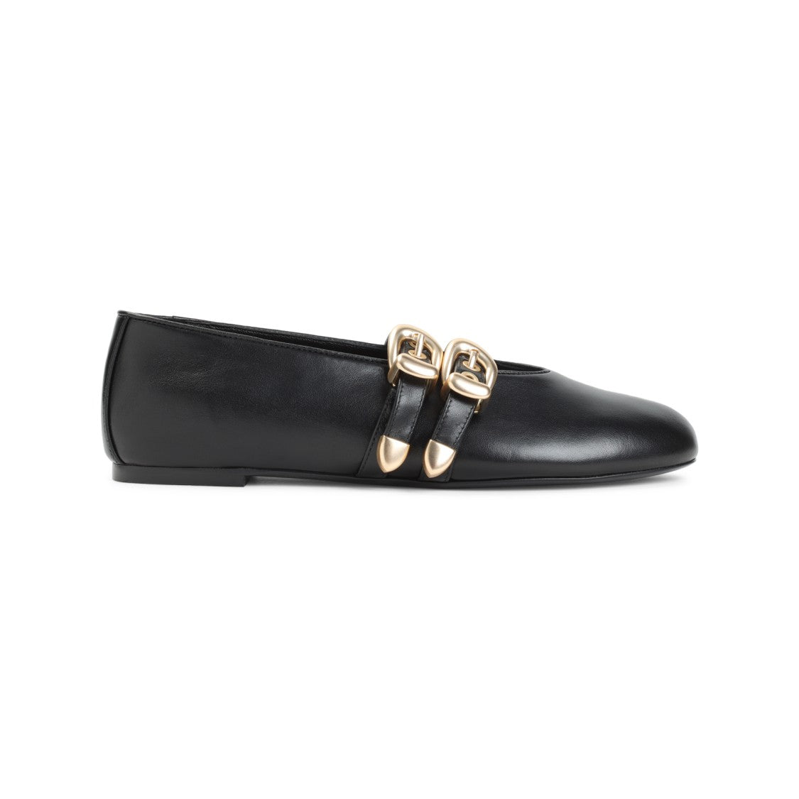 Stuart Weitzman Rounded Toe Pumps With Double Buckle Detail