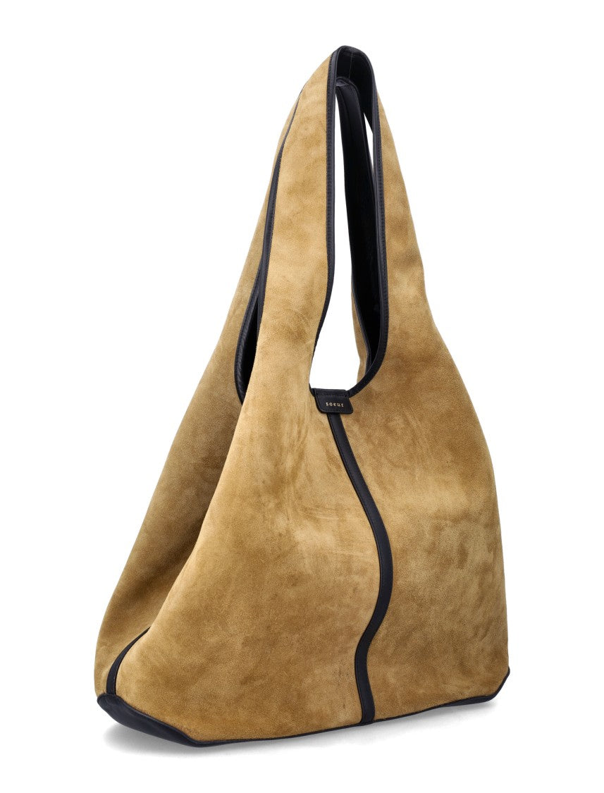 Soeur Spacious Rectangular Douce Tote With Sturdy Handles