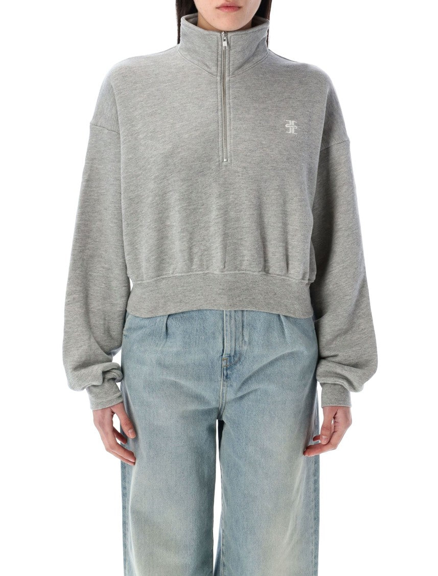 Eterne Half Zip Fleece Sweatshirt