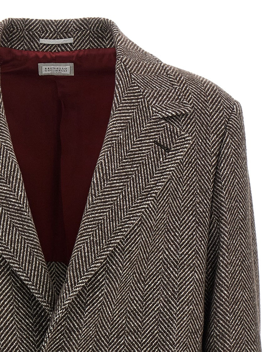 Brunello Cucinelli Single-Breasted Cashmere Coat