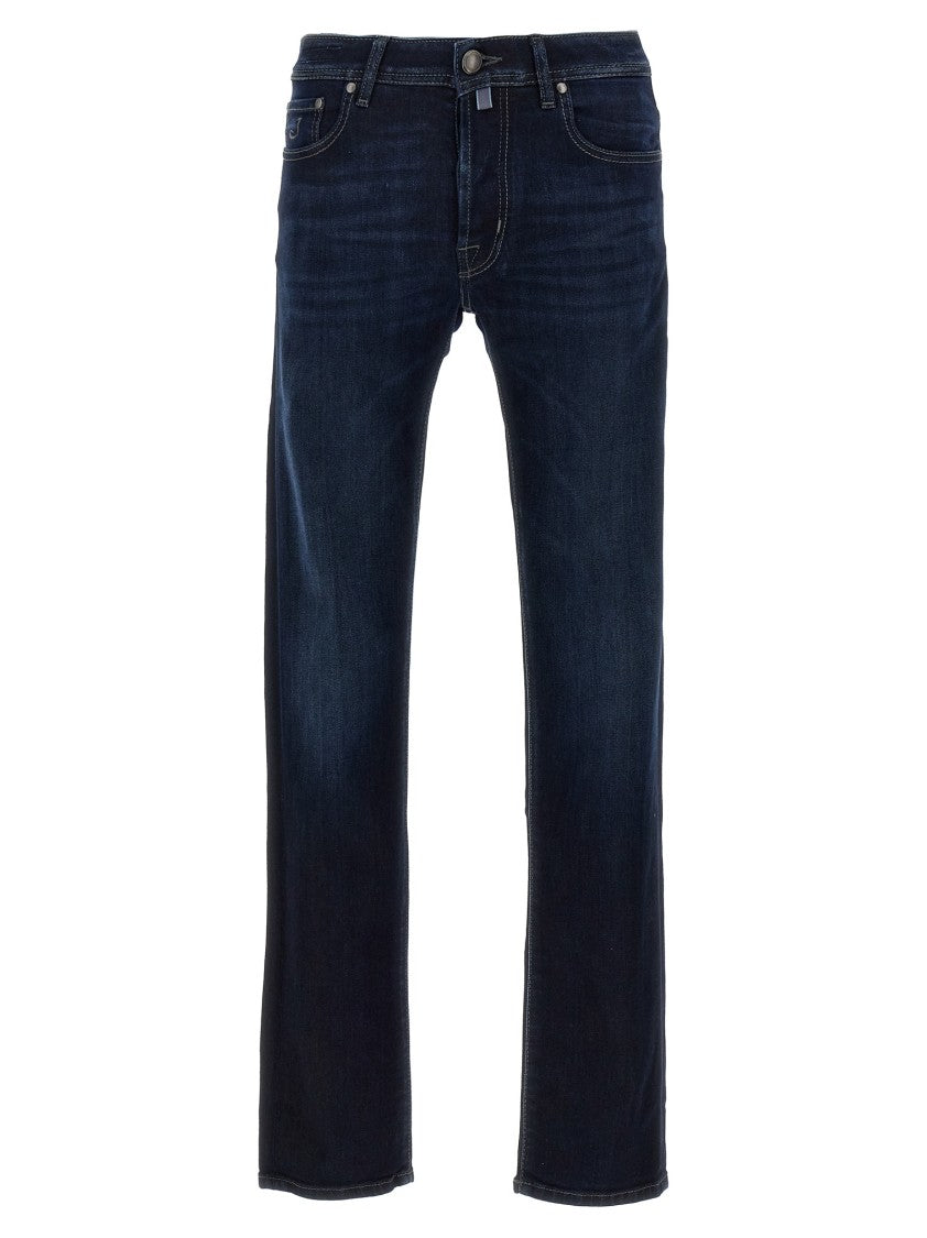 Jacob Cohen Low Waist Slim Leg Denim Jeans