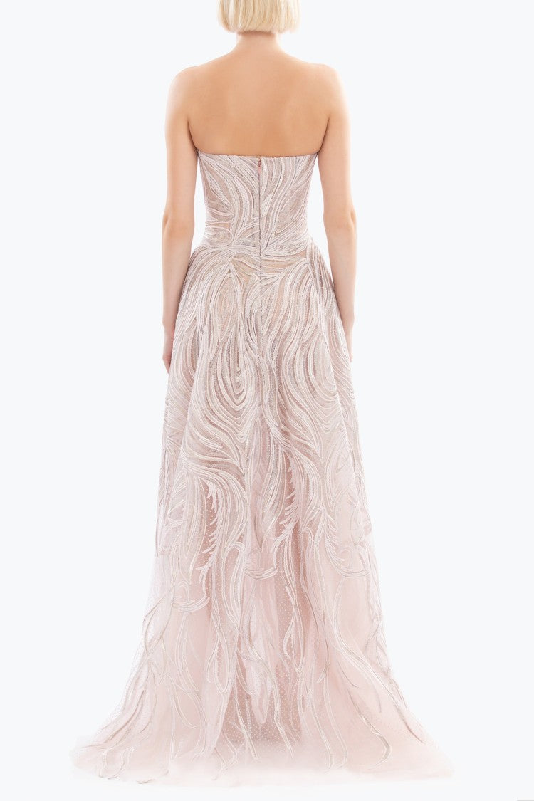 Saiid Kobeisy Embellished Long Dress