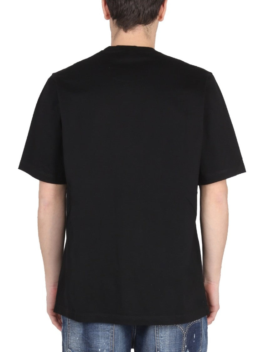 Dsquared2 Shark Motif Logo Print T-Shirt