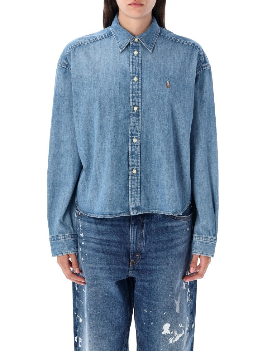 Polo Ralph Lauren Cropped Chambray Shirt