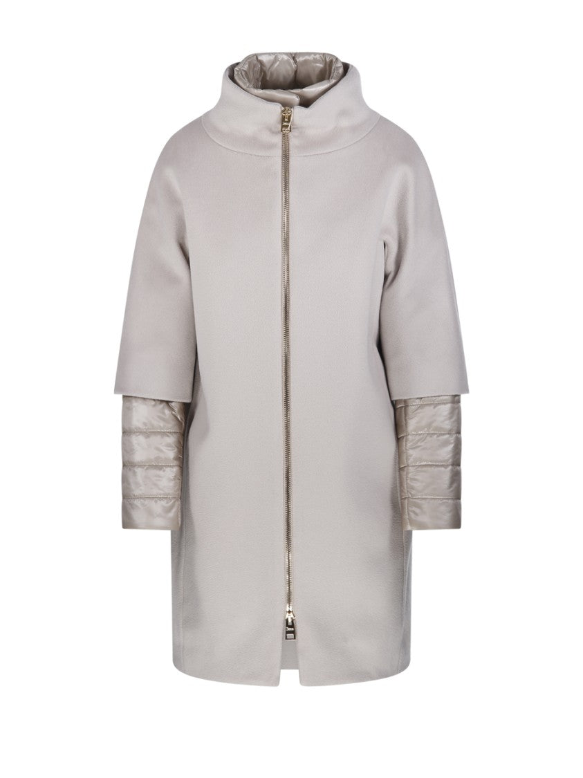 Herno High Collar Wool Coat