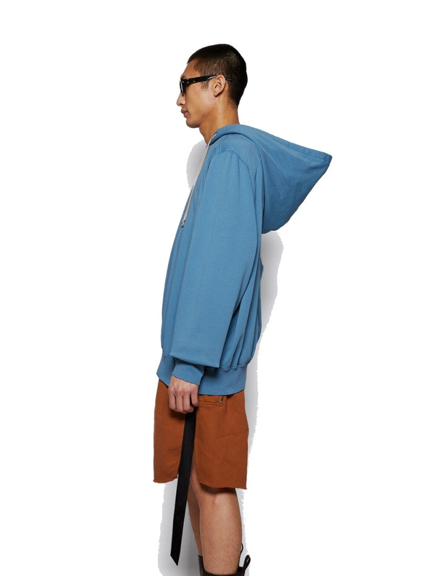 Drkshdw By Rick Owens Oversized Hoodie Toothpaste And Orange
