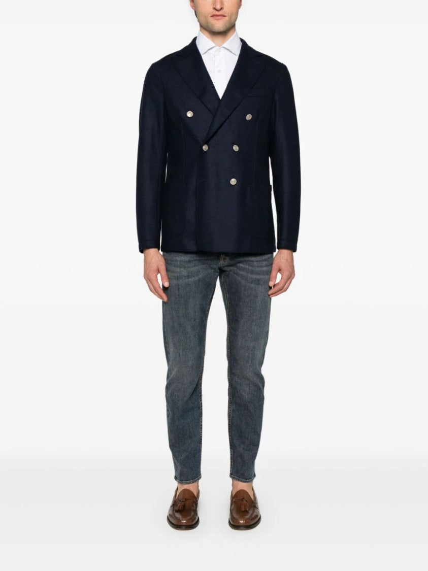 Eleventy Stonewashed Slim Cut Jeans