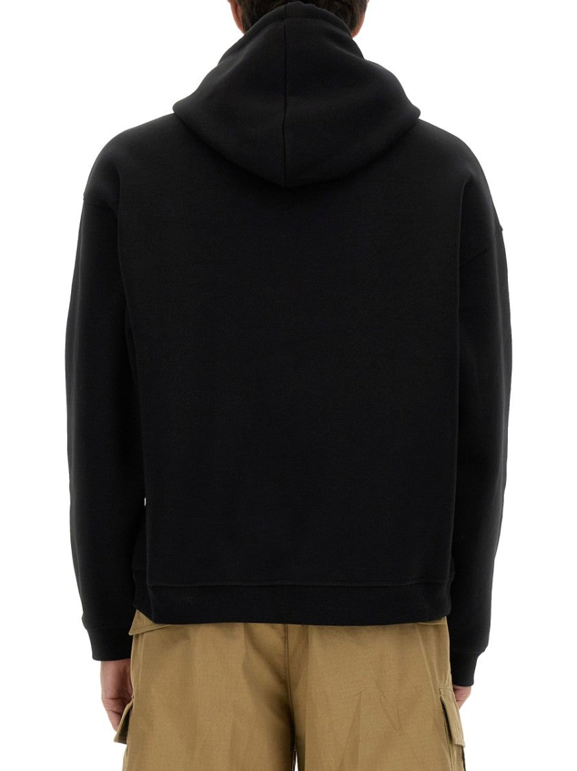 Dsquared2 Cropped Sweatshirt With Bold Logo Print