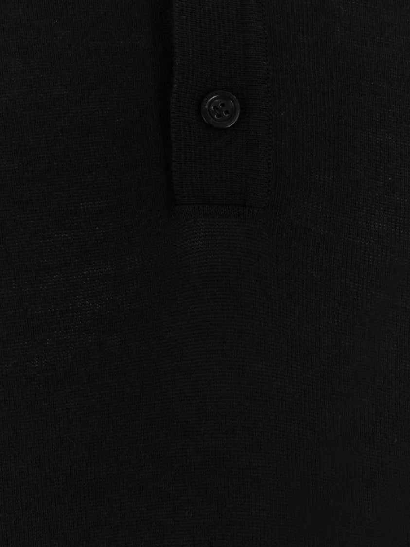 Roberto Collina Short-Sleeved Polo With Ribbed Detailing