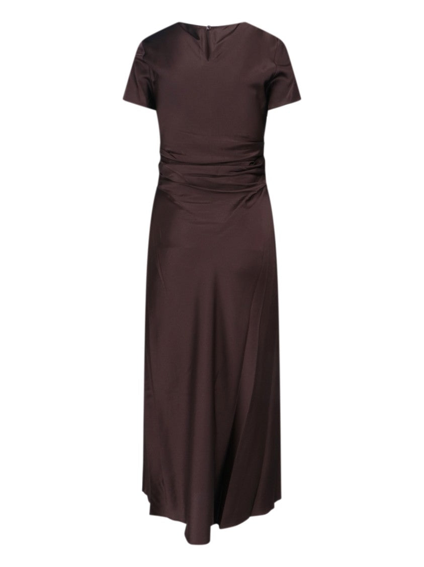 Staud Phare Midi Dress – Brown