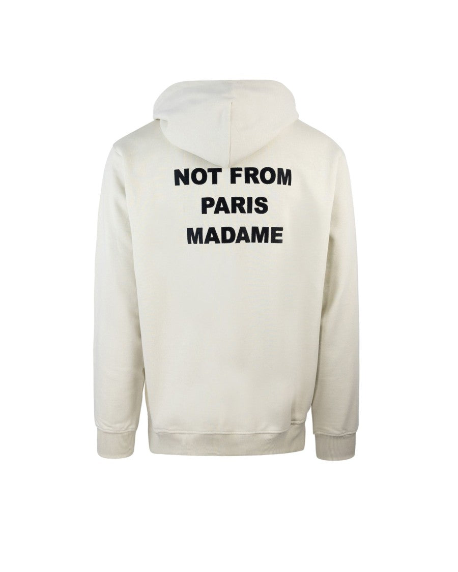 Drôle De Monsieur White Slogan Sweatshirt