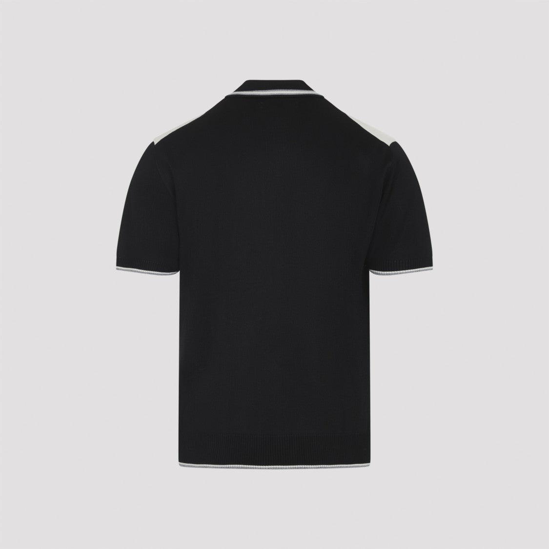 Amiri Color-Blocked Short-Sleeve Polo T-Shirt With Ribbed Detailing