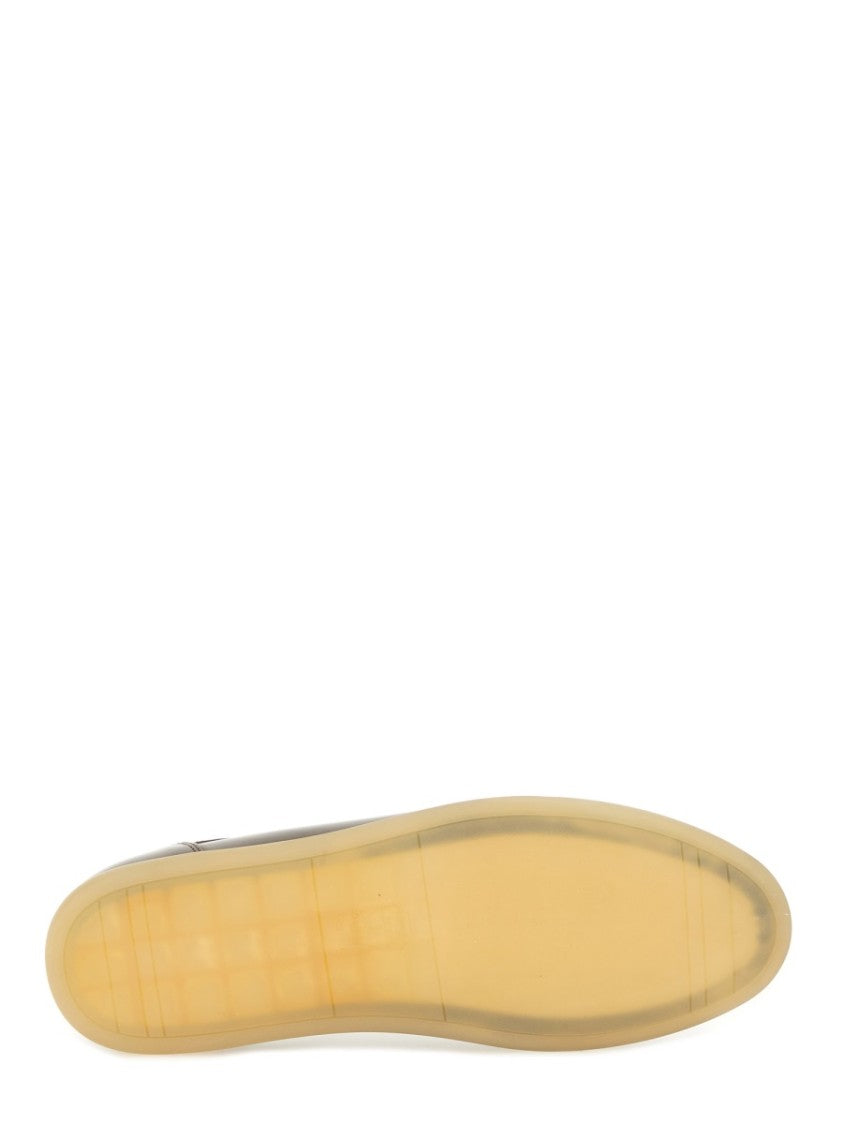Brunello Cucinelli Low-Profile Leather Sneaker With Suede Accents