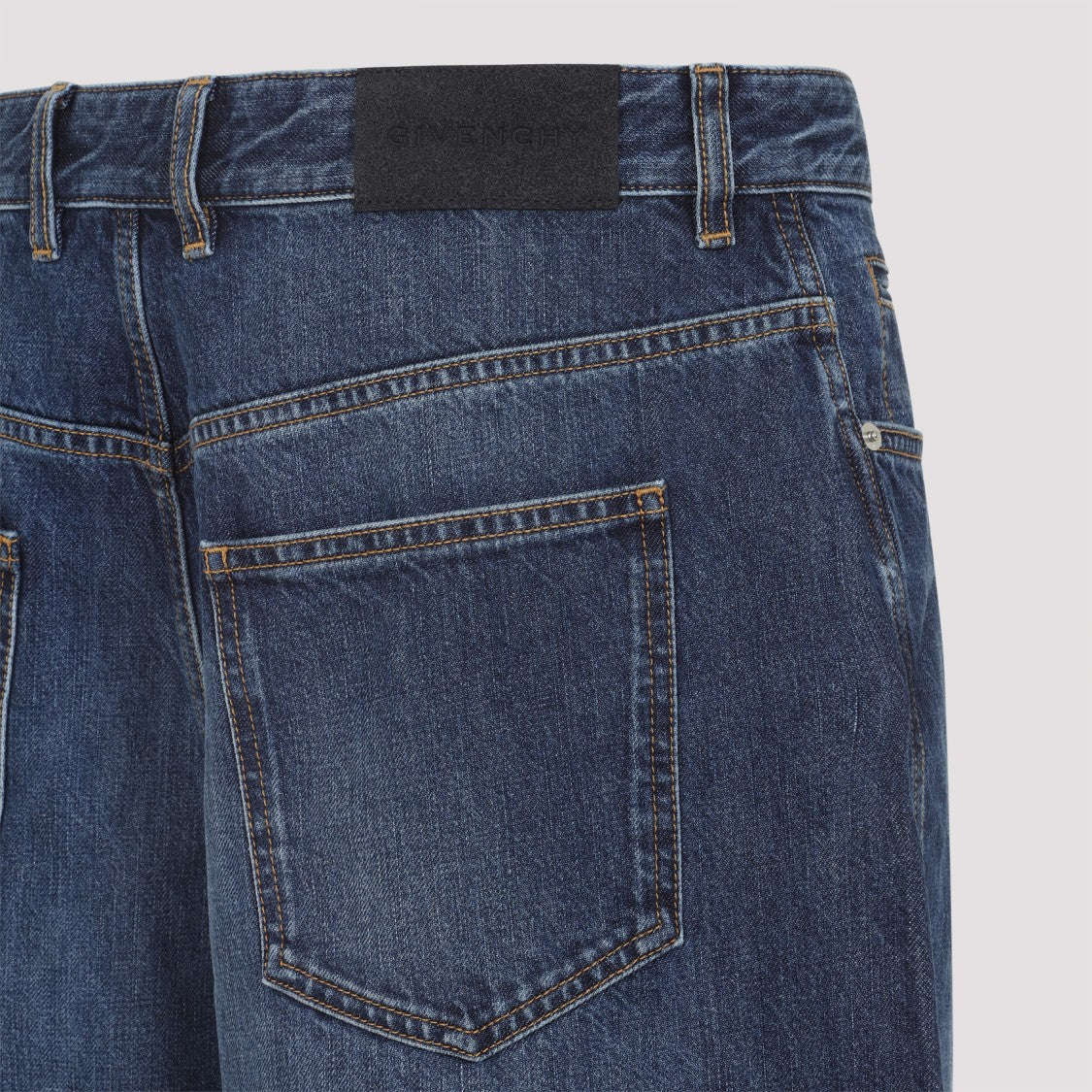 Givenchy Dark Blue Cotton Trousers