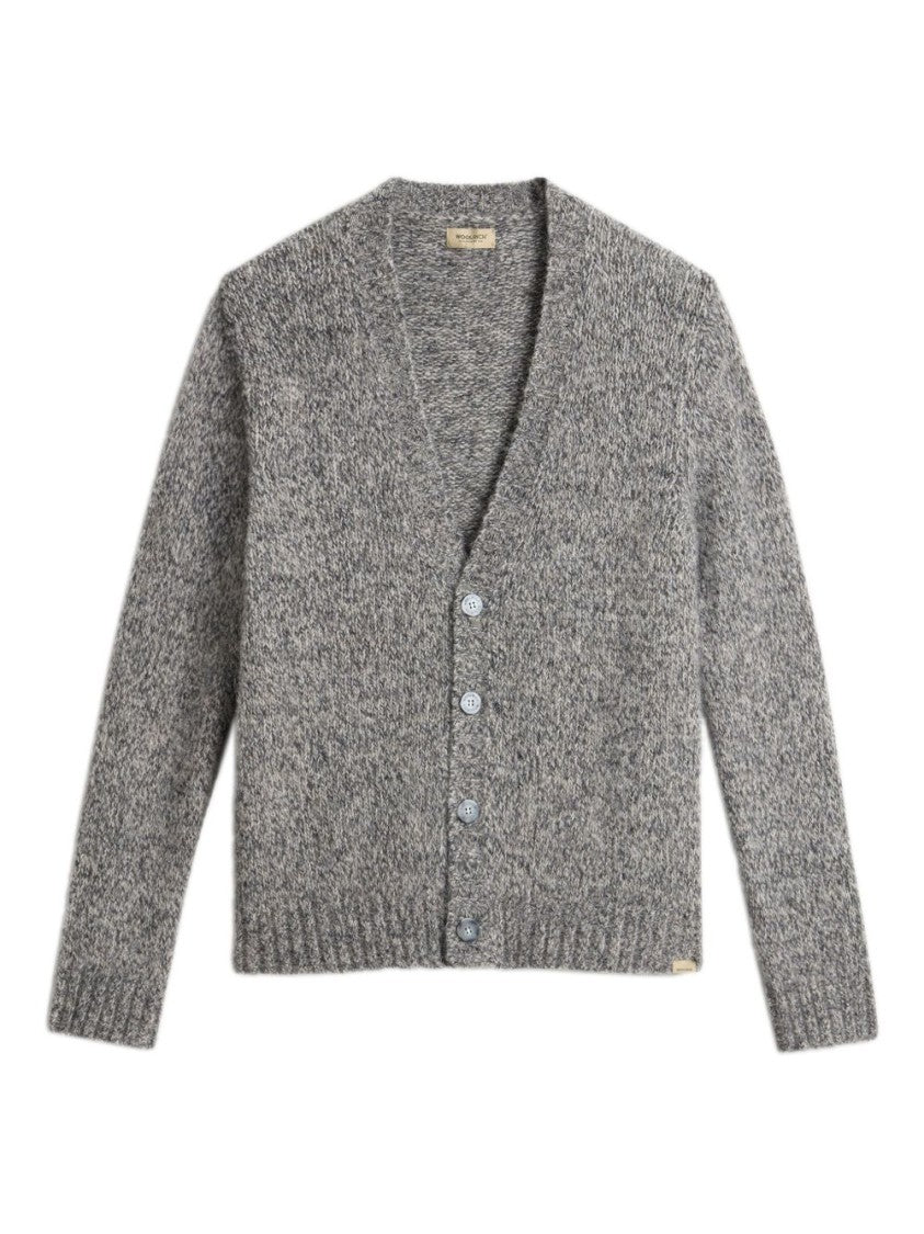 Woolrich Crew Neck Sweater With Ribbed Cuffs