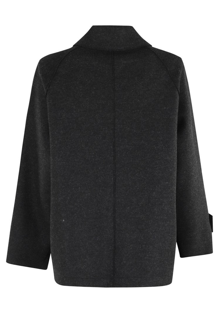 Harris Wharf London Raglan Jacket With Quilted Lining