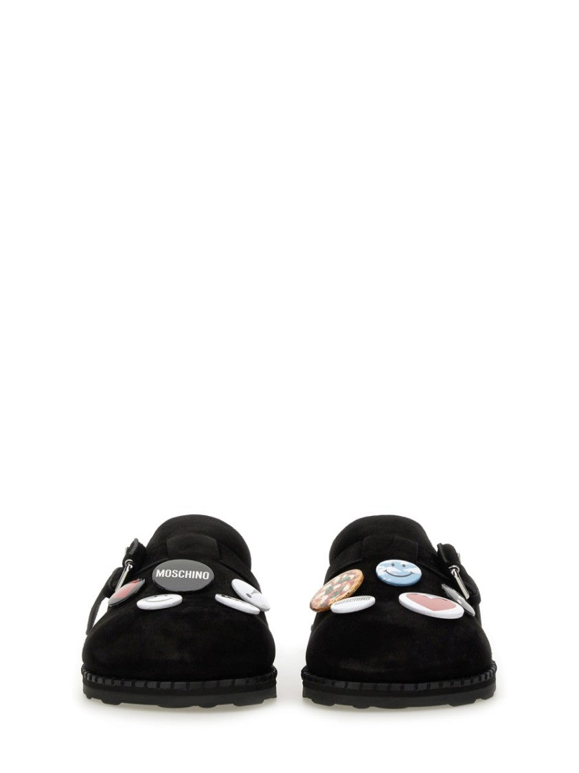 Moschino "Pin" Mules