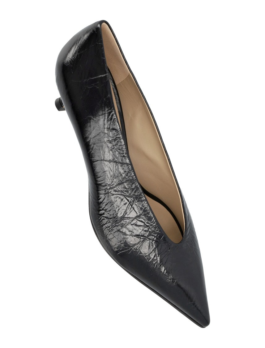 Le Monde Beryl Pointed-Toe Kitten Heel Pumps