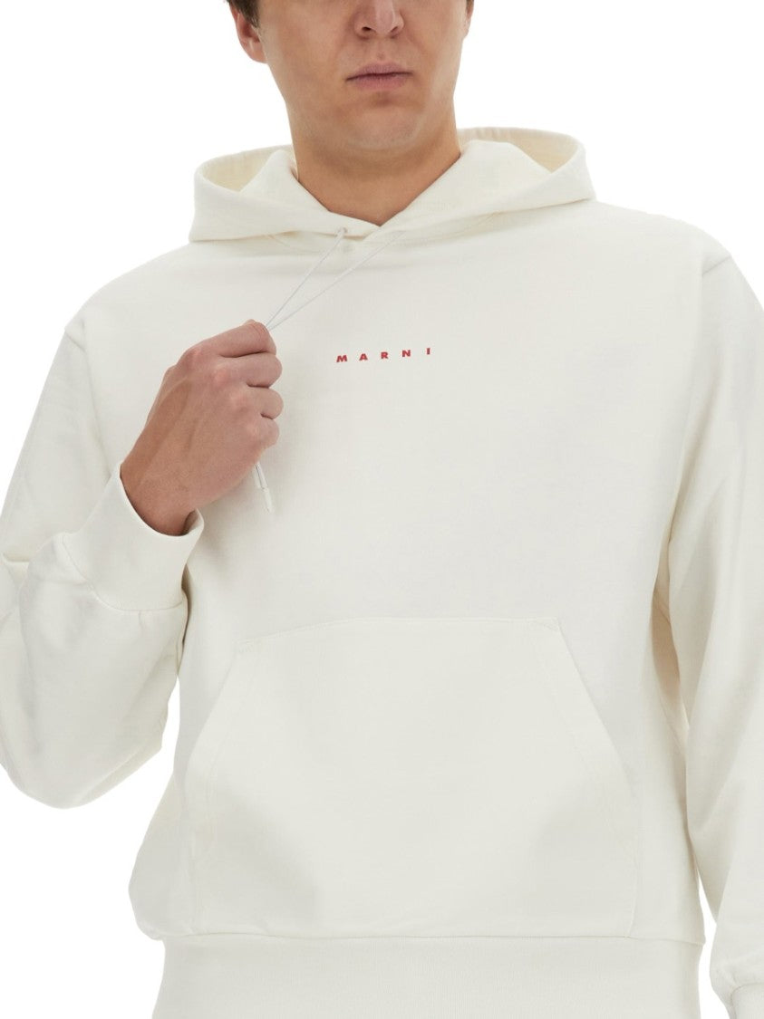 Marni Regular Fit Cotton Knit Sweatshirt