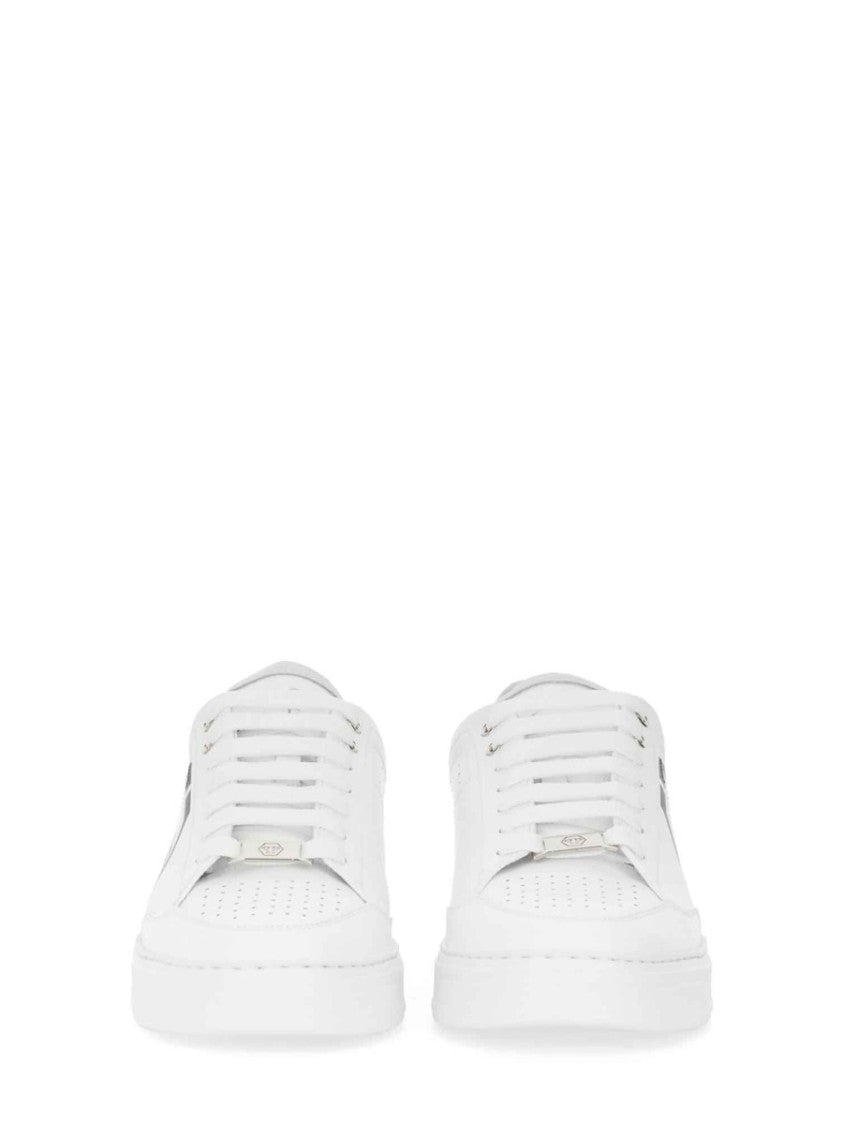 Philipp Plein High-Quality Cow Leather Sneakers With Logo