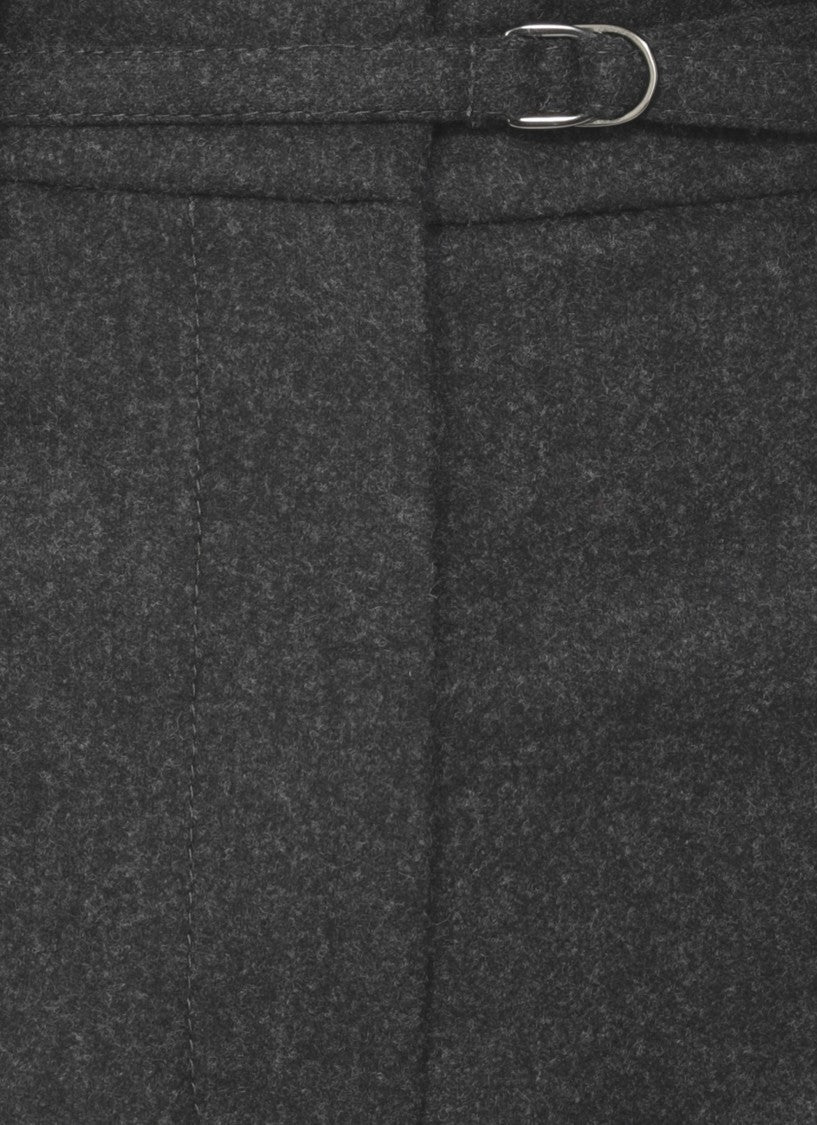 Brunello Cucinelli Grey Virgin Wool Pants