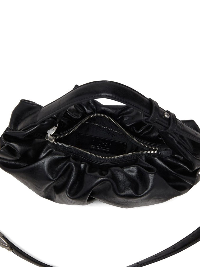 Diesel Ruched Shoulder Bag With Adjustable Strap