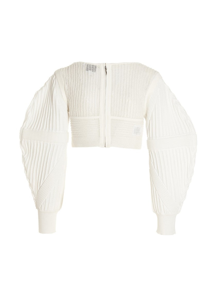 Hervé Léger Knit Bustier Top