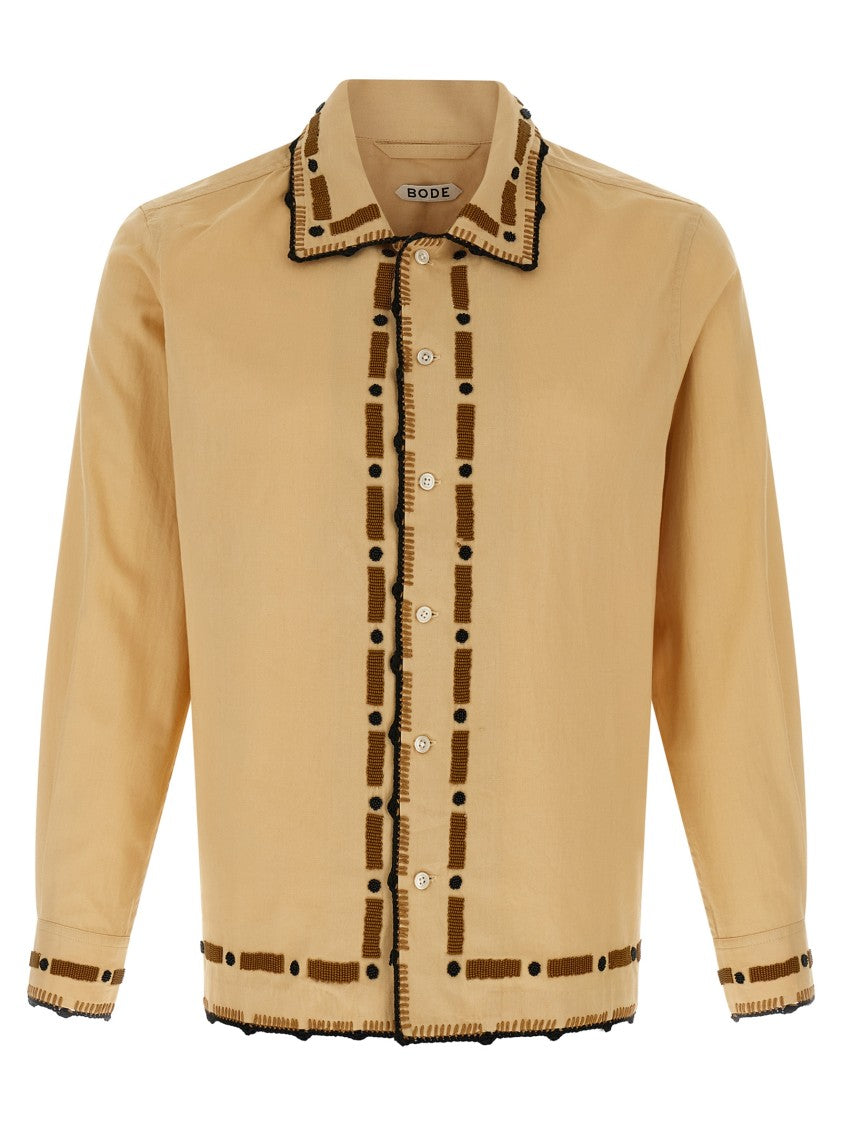 Bode 'Beaded Ryegrass' Shirt