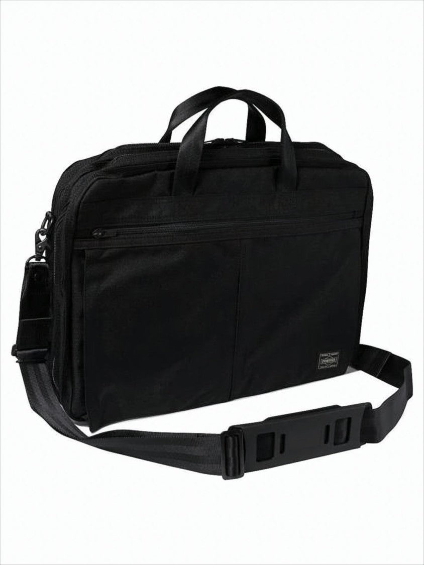 Porter Rectangular Nylon Tote Bag With Versatile Carrying Options