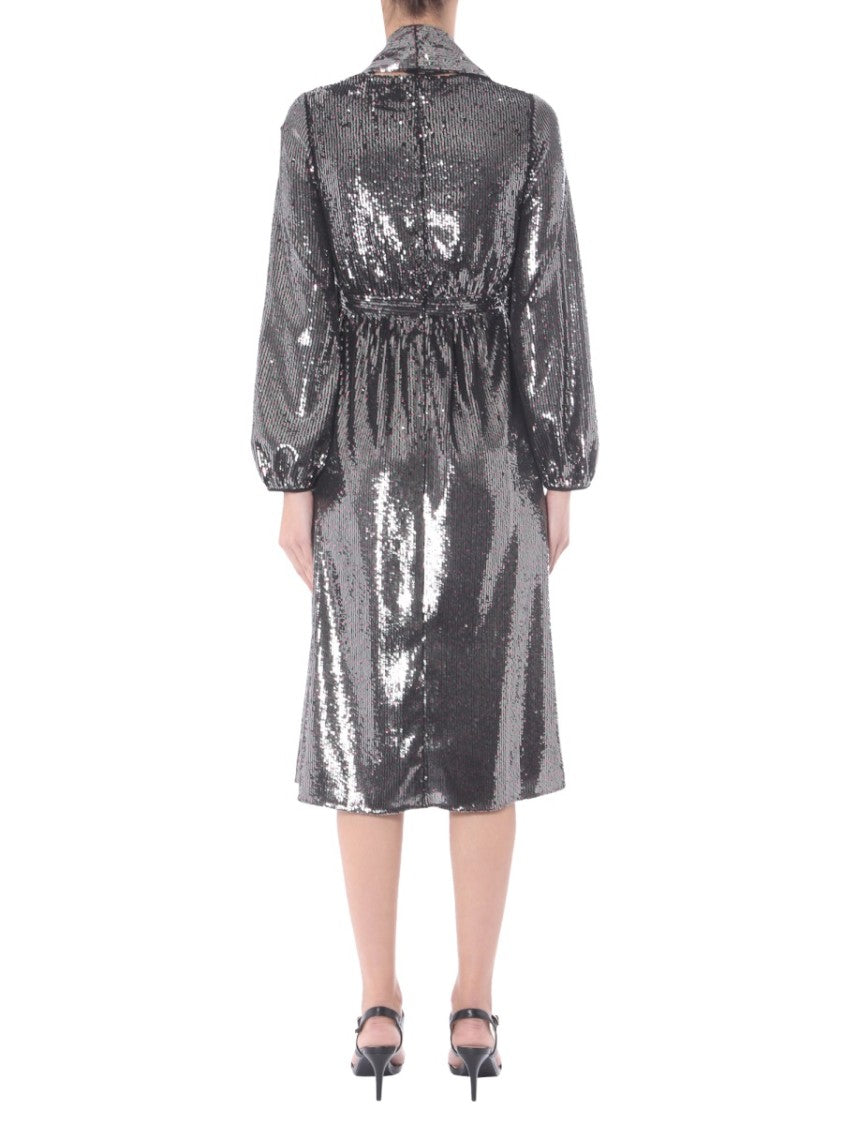 N°21 V-Neck Midi Dress