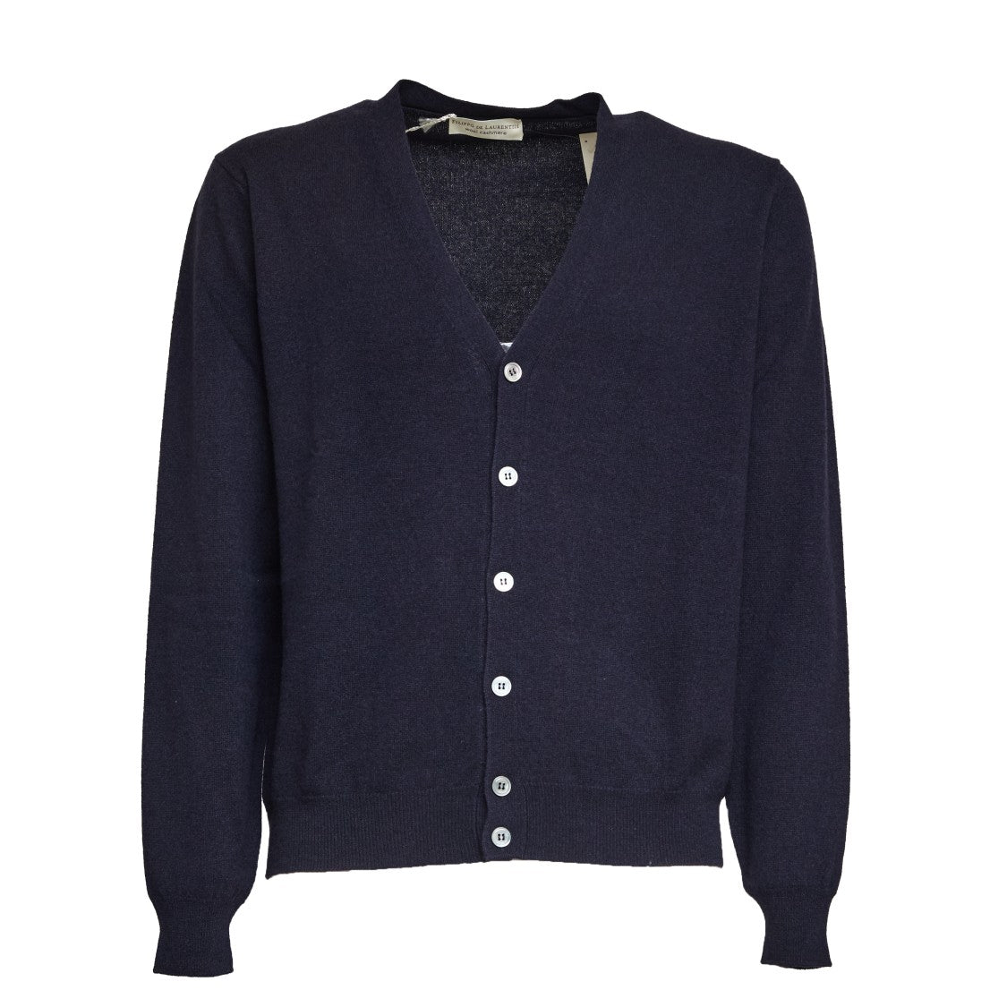 Filippo De Laurentiis Cashmere Blend Cardigan With Ribbed Cuffs