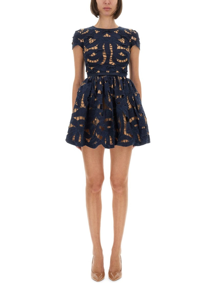 Self-Portrait Mini Dress With Structured Bodice