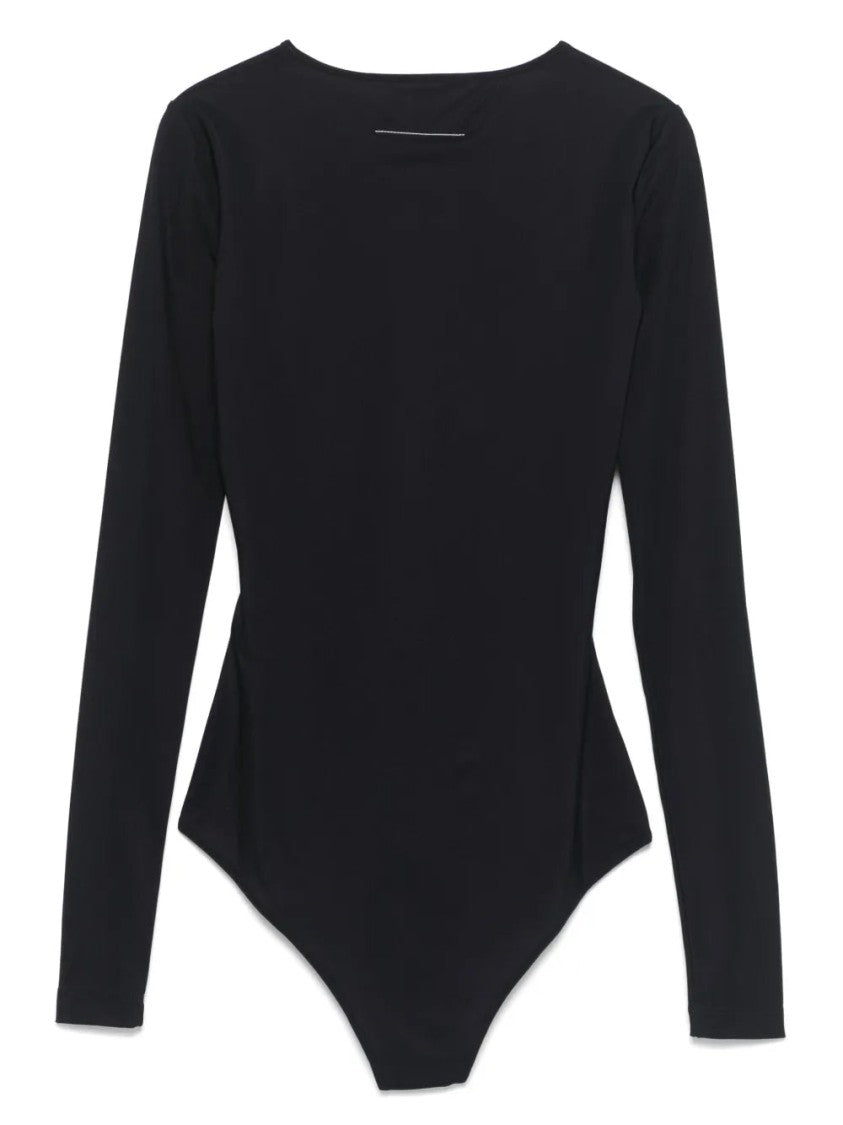 Mm6 By Maison Margiela Numbers-Motif Bodysuit
