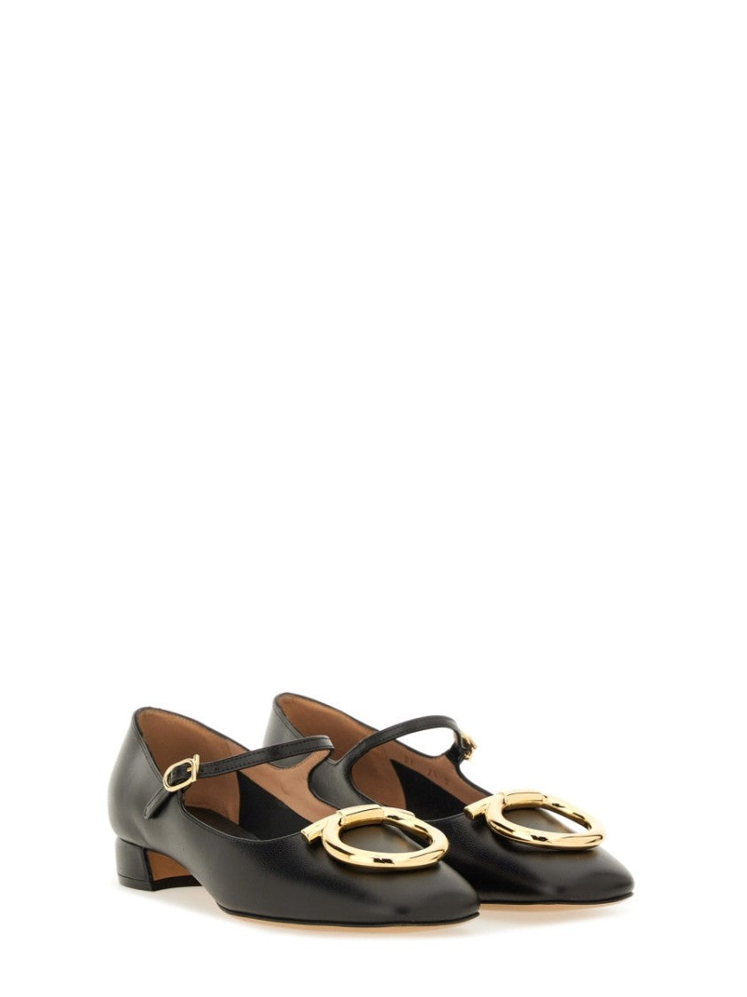 Ferragamo "Mary Jane Maxi Gancini" Shoe