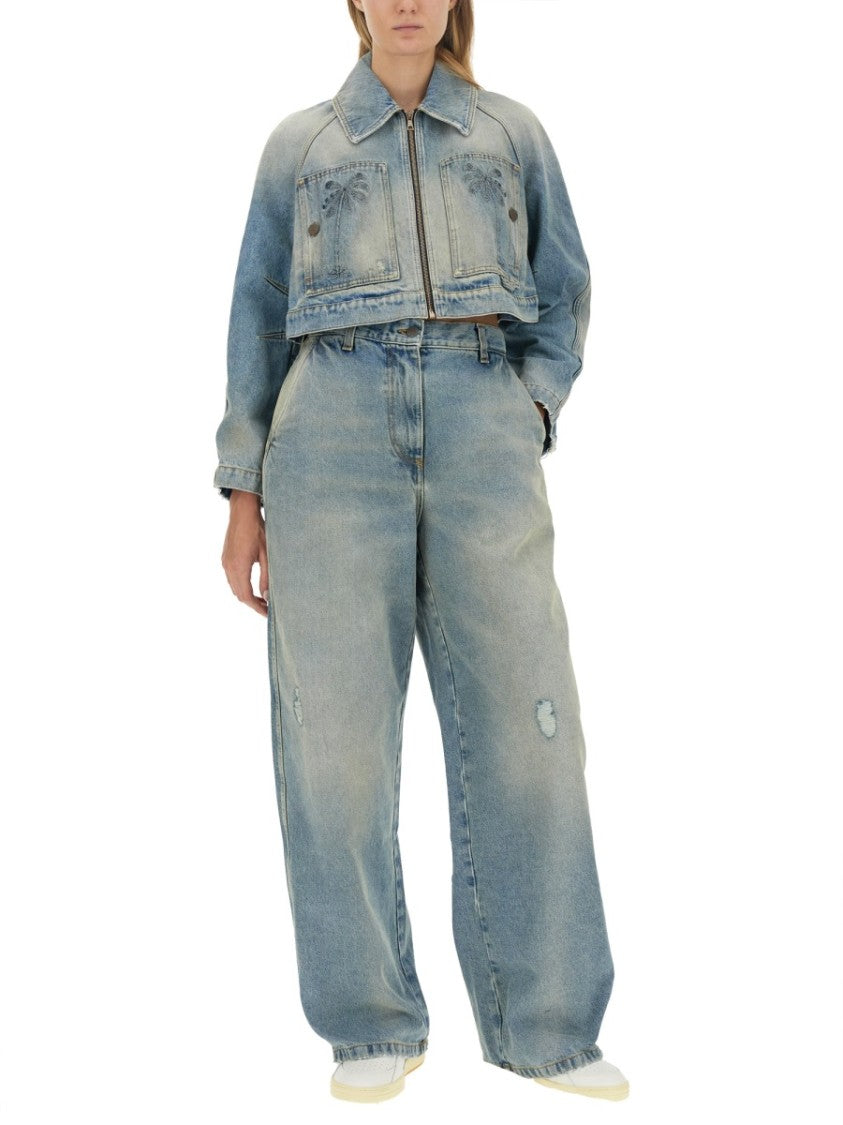 Palm Angels Cropped Fit Jacket